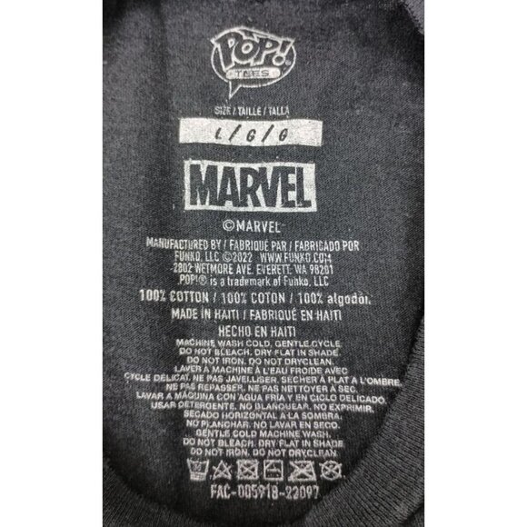 Marvel Pop Short Sleeve Shirt Men's Sz. L What If..? Killmonger Shirt - Picture 7 of 7
